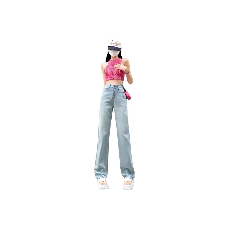 Shuhao Bai Jeans Women's Light Blue-0