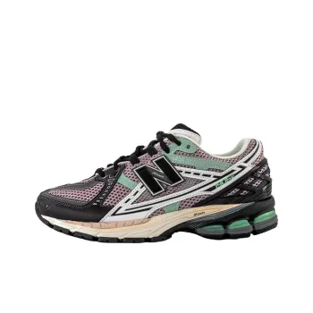 New Balance Cushioning, Wear Resistant Low Top Running Shoes Men's Pink Black