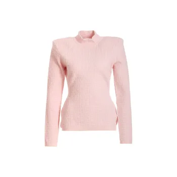 BALMAIN FW22 Sweater Women's Pink