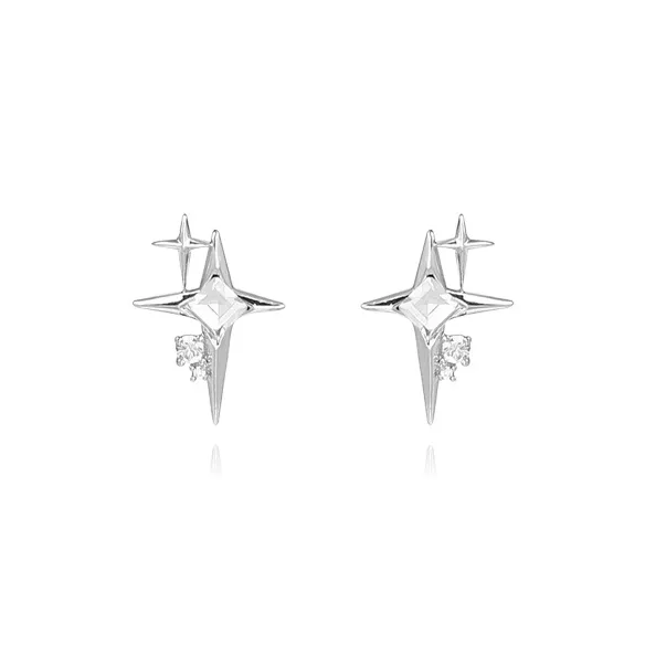 BLANK IN BLANK Zircon Stud Earrings Women's-0