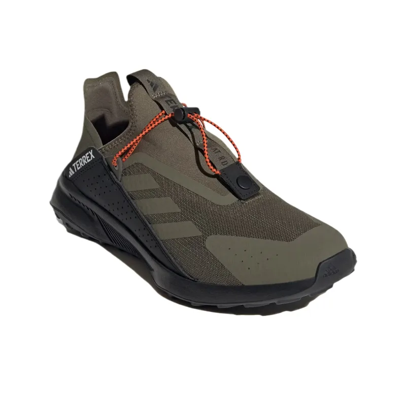Adidas VOYAGER 21 Mid Top Outdoor Shoes Men's Strata Olive Green-2