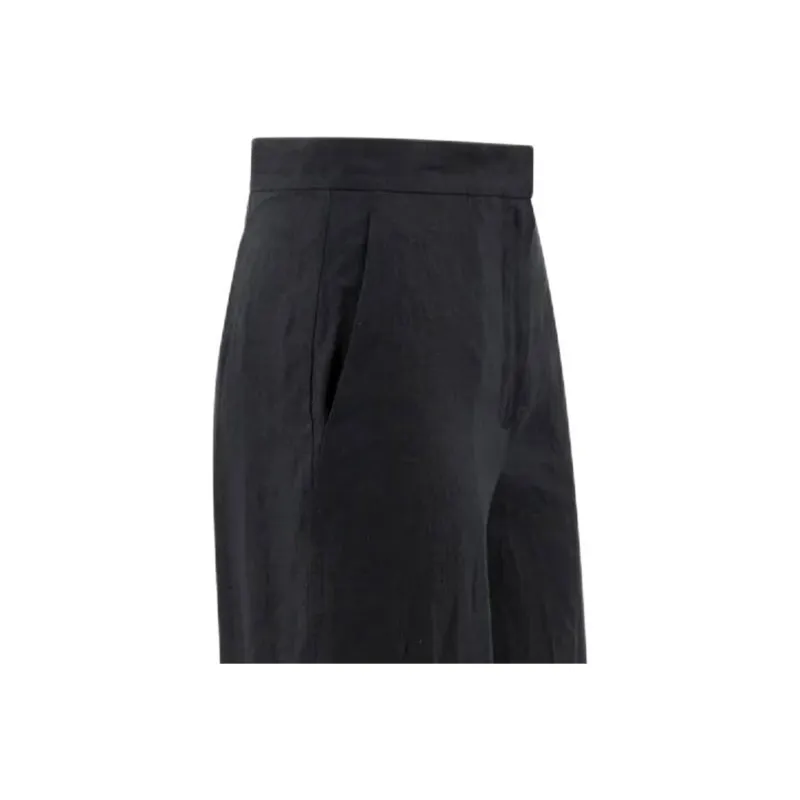 MaxMara Studio Casual Pants Women's Black-4