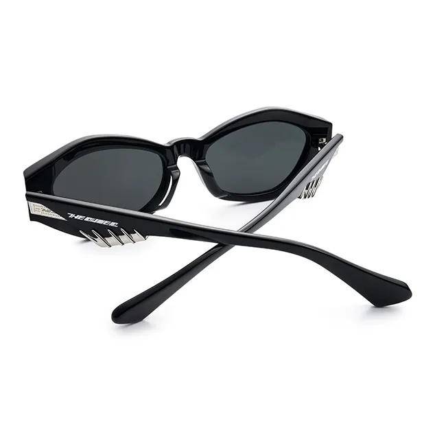 THE OWNER Plate Frame Irregular Shape Sunglasses Unisex-3