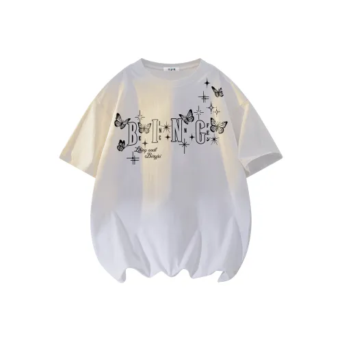 Ice Flying Drop Shoulder Sleeve T Shirt Womens