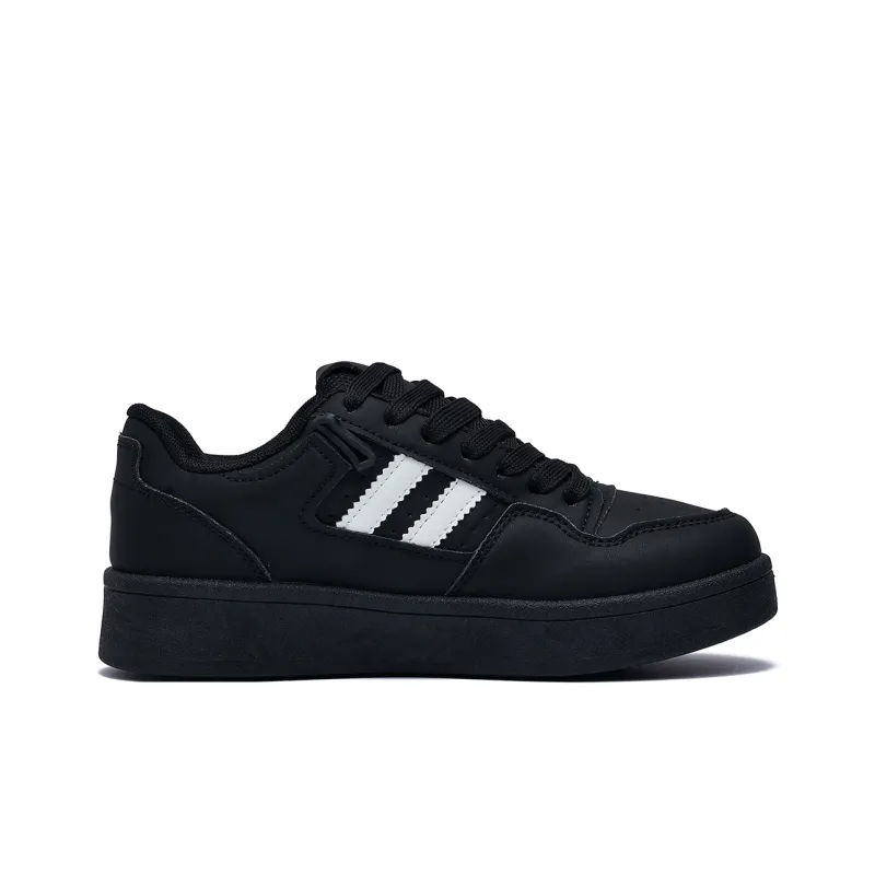 VKOI 1999 Non slip Lightweight Low Top Skateboard Shoes Women's Black-1