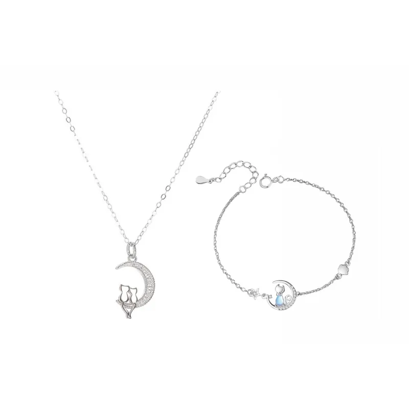 CHINA GOLD 999 Fine Silver Necklaces Women's-5