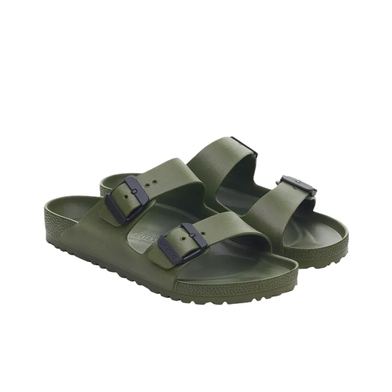 Birkenstock Arizona EVA Abrasion Resistant Slide Slippers Unisex Khaki Green Narrow-2