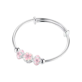Bear Silversmith 999 Fine Silver Sterling Silver Bangle Women's