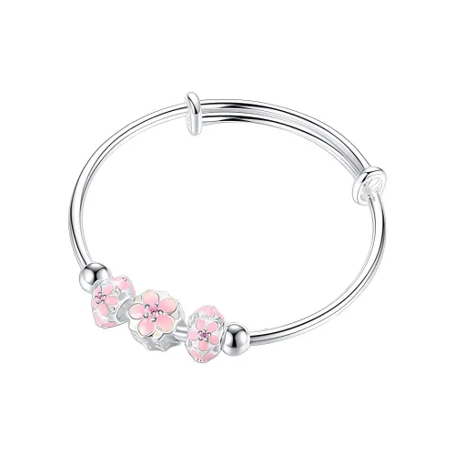 Bear Silversmith 999 Fine Silver Sterling Silver Bangle Women's