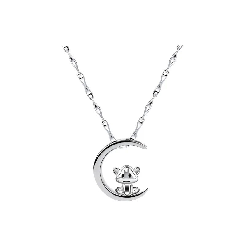 PUENTE 999 Fine Silver Collarbone Chain Women's-15