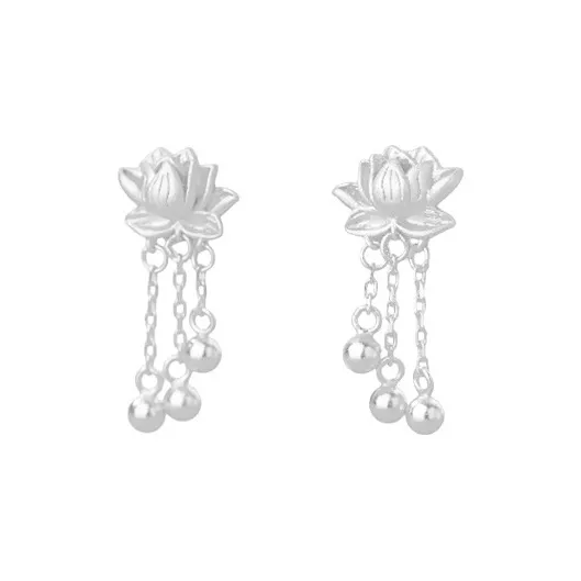 GIFT&CO 999 Fine Silver Stud Earrings Women's-0