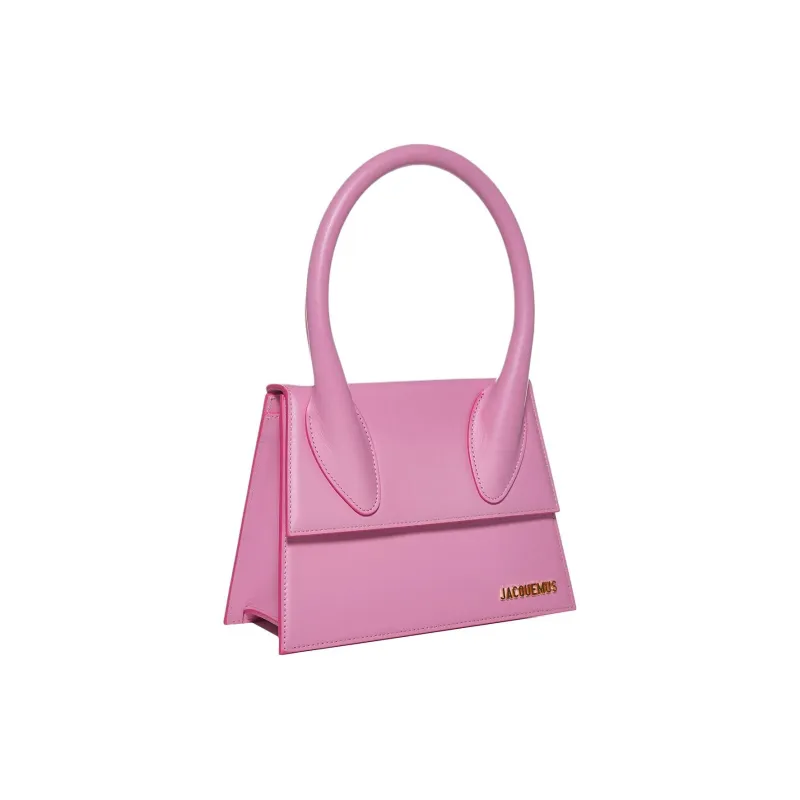 Jacquemus LE GRAND CHIQUITO Leather Tote Bag, Shopping Bag, Handbag Women's Pink-1