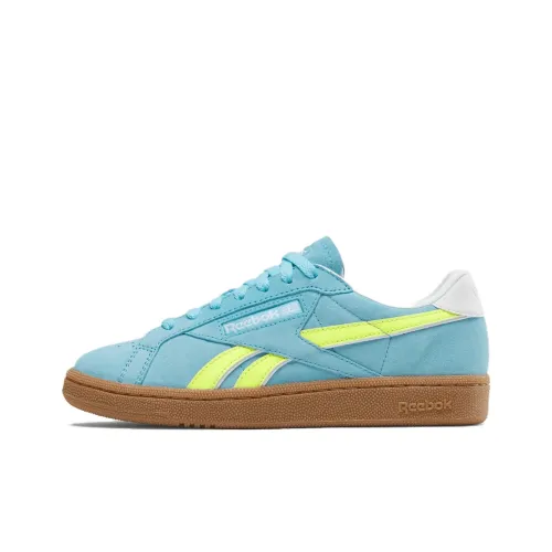 Club C Grounds Women's Reebok Uk 'Digital Blue Solar Acid Yellow Gum' Women's