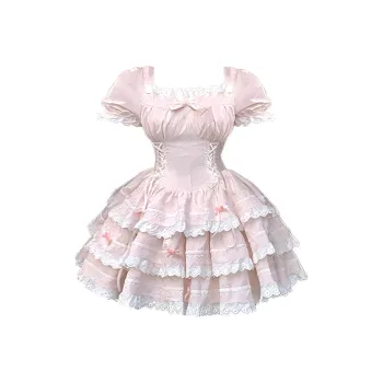 Mu Xiao Xin Short Sleeved Dress Women's
