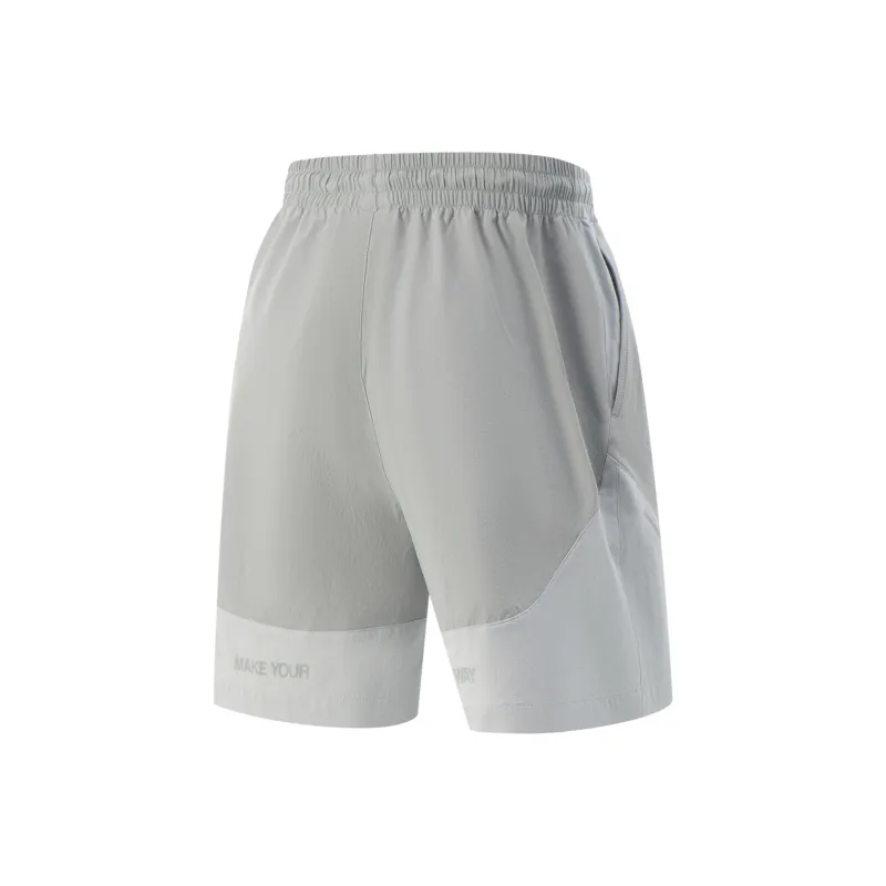LiNing Casual Shorts Men's Ultimate Gray/Crystal Gray-1