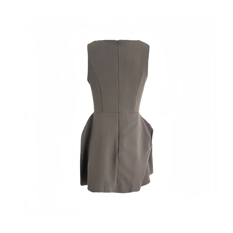 YGPRW Sleeveless Dresses Women's Gray-1