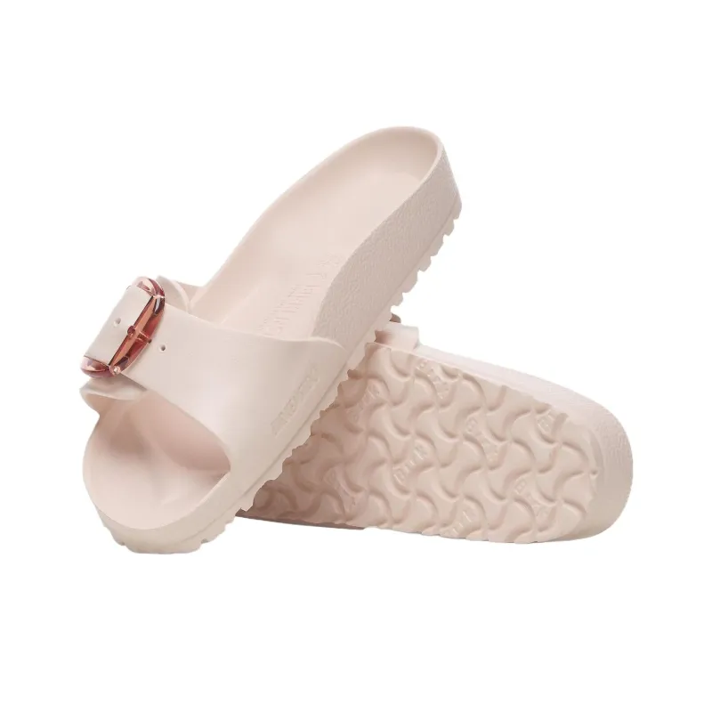 Birkenstock Madrid Big Buckle EVA Abrasion Resistant Slide Slippers Women's Light Rose-4