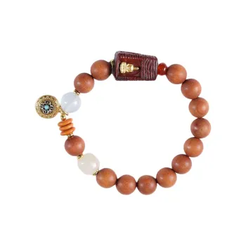 HANCANG Green Sandalwood Bracelets Unisex