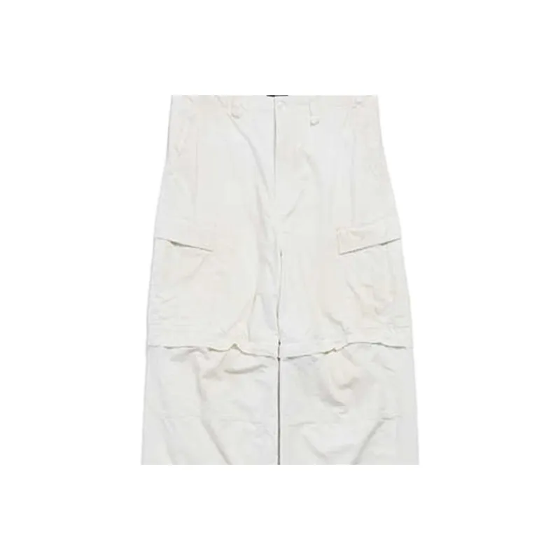 Balenciaga SS25 Casual Pants Loose Fit Men's White-2