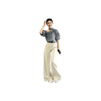 Yvetteclassic Shirt Matching Set Women's