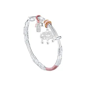 I&YOU 999 Fine Silver Bangles Women's
