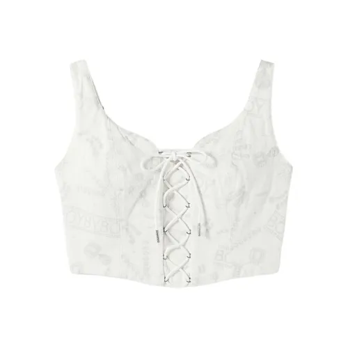 BOY BY BOY Tank Tops Women's White