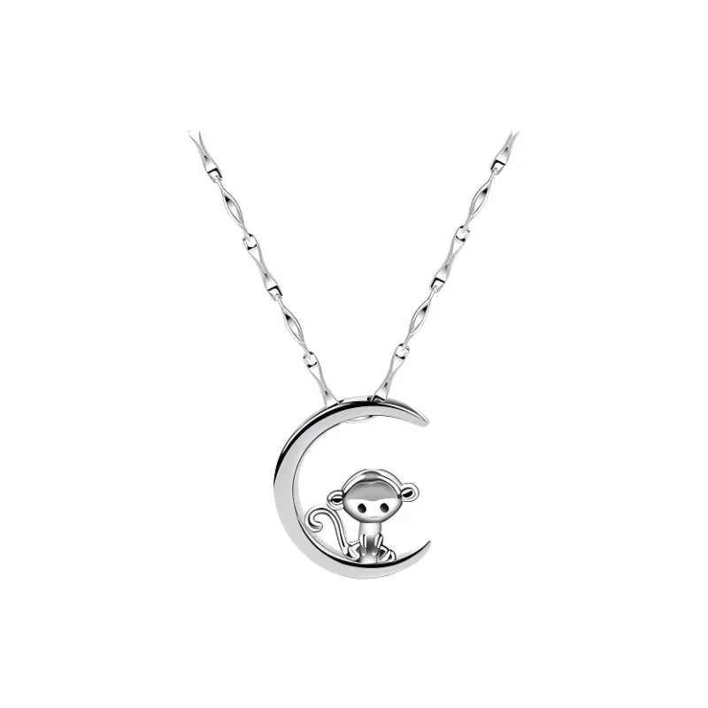 PUENTE 999 Fine Silver Collarbone Chain Women's-44