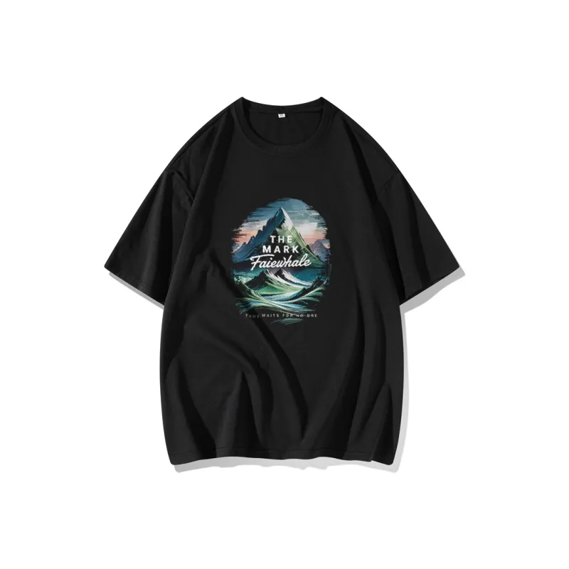 FAIRWHALE Drop Shoulder Sleeve T Shirt Women's-3