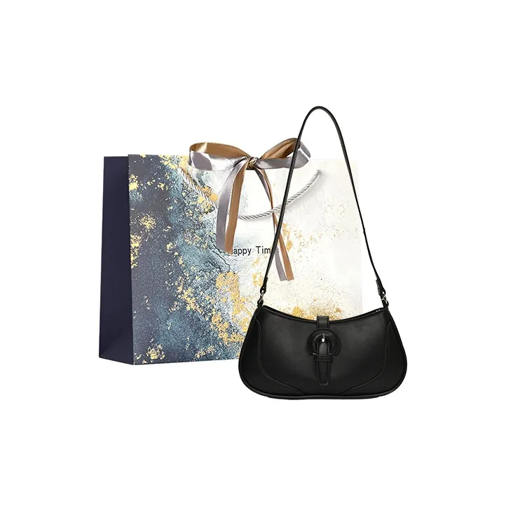 Iman's House PU Shoulder Bag Women's White/Blue/Pink/Black-14