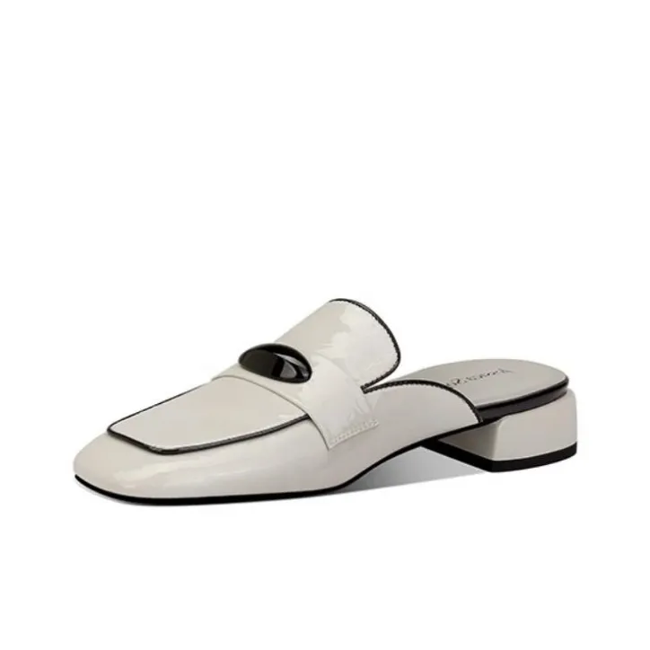 JESSICA SOPHIA Rubber Sole Abrasion Resistant Slip Resistant Closed Toe Slippers Women's-5