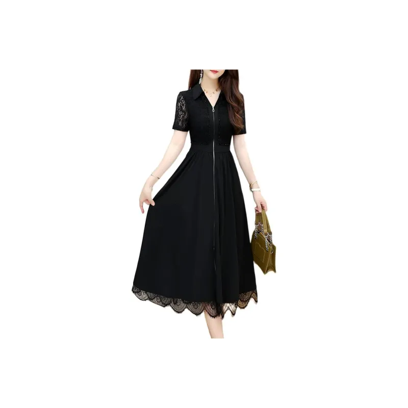 YIRANCHUN Short Sleeved Dress Women's-1