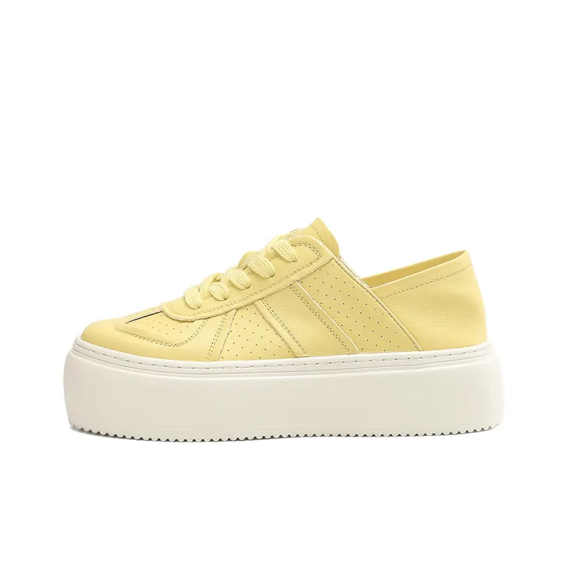 Rosa Bianca Lightweight Height Increasing Low Top Skateboard Shoes Women's-7