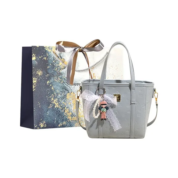 Iman's House PU Handbag Women's White/Pink/Blue/Black-10