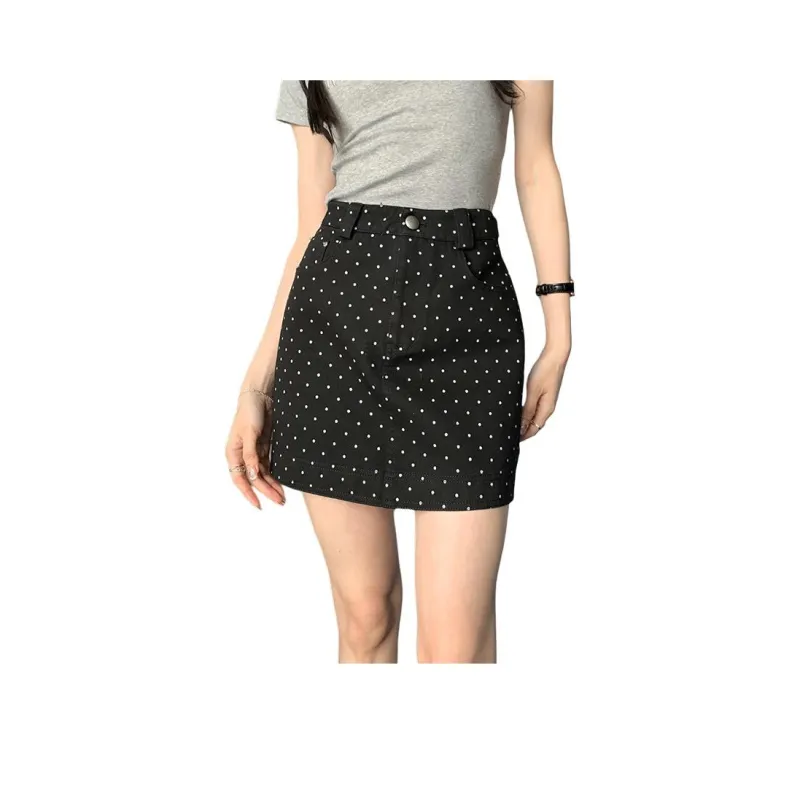 Rose Denim Short Skirts Women's-6