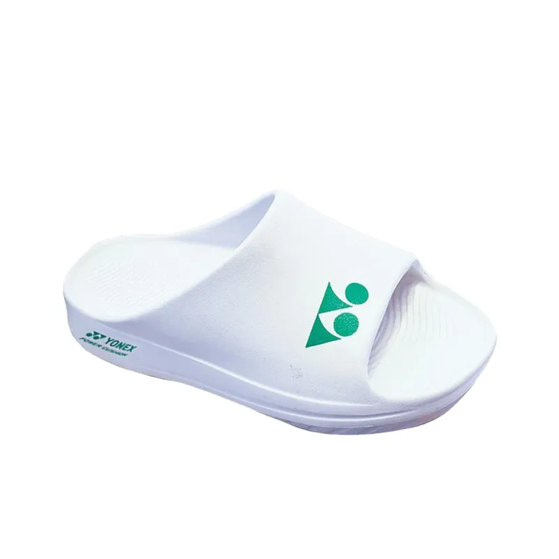 YONEX Slip Resistant Cushioning Slide Slippers Unisex White-1
