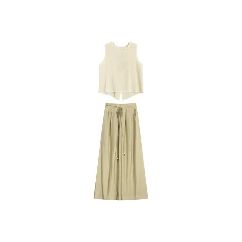 Fragment Casual Suits Women's Khaki