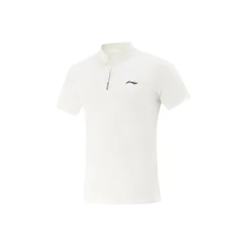 LiNing Fitness Series Polo Shirt Men's Standard White