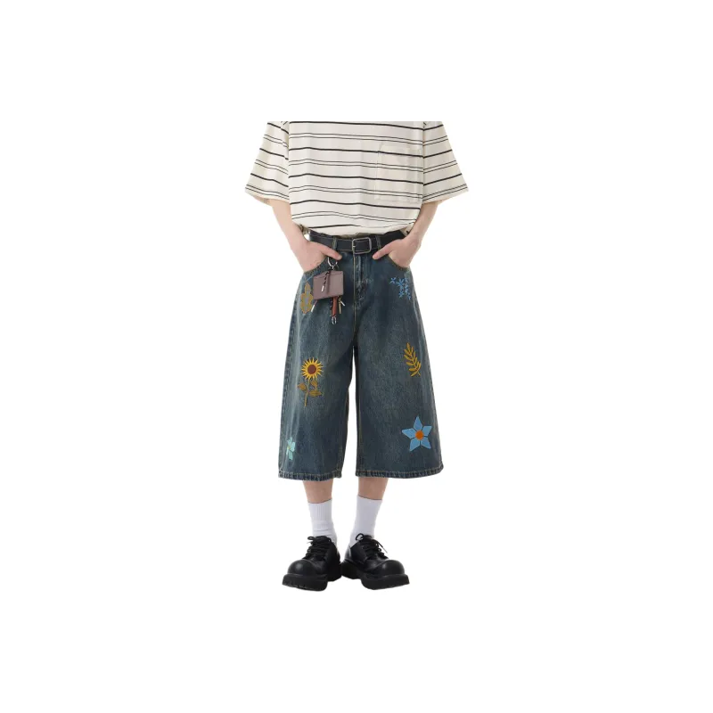 PANDA ADEVIL Denim Shorts Unisex-3
