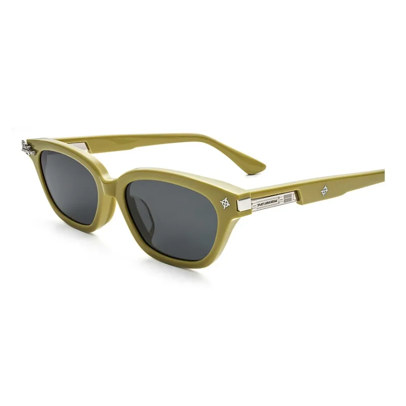 THE OWNER Plate Frame Rectangular Sunglasses Unisex-6