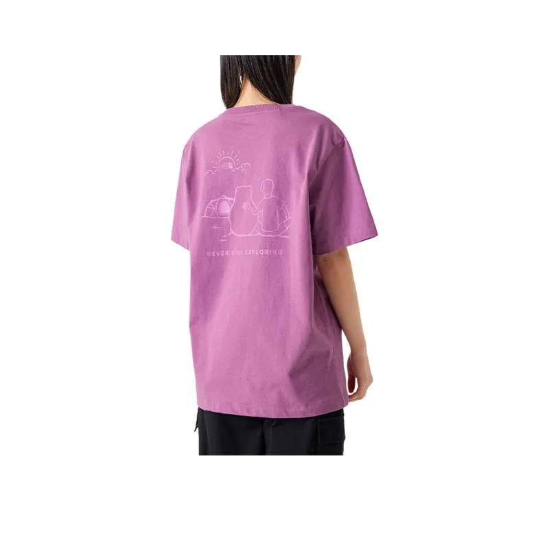 THE NORTH FACE T Shirt Unisex Purple-0
