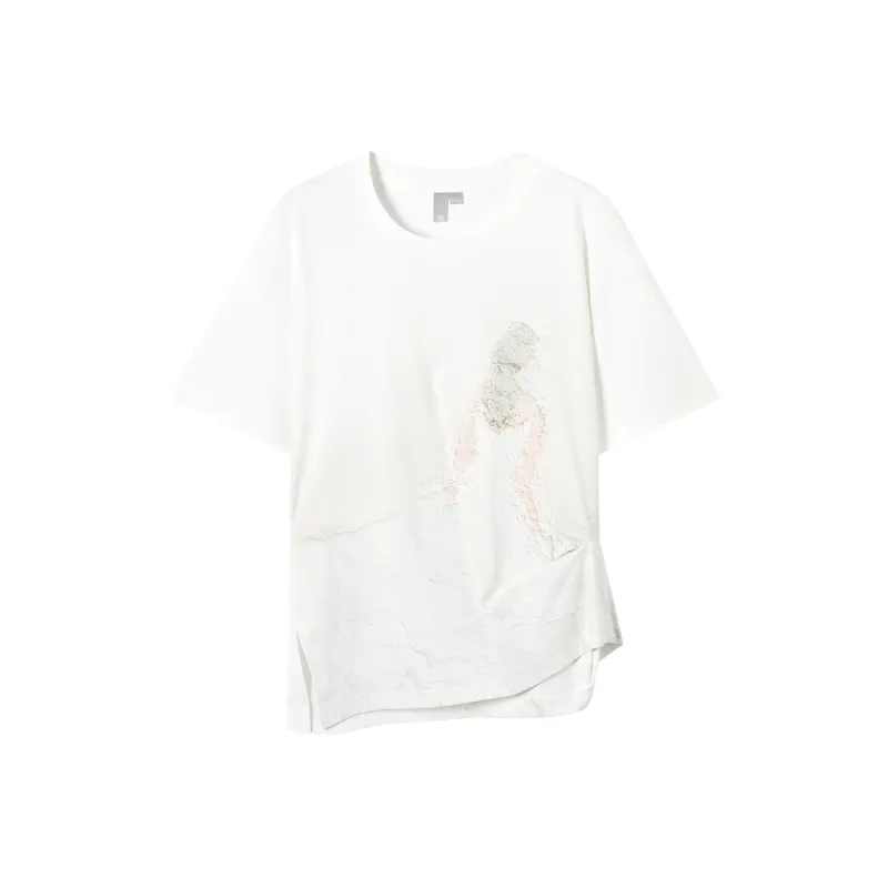 DIALOGUE T Shirts Women's Moon White-0