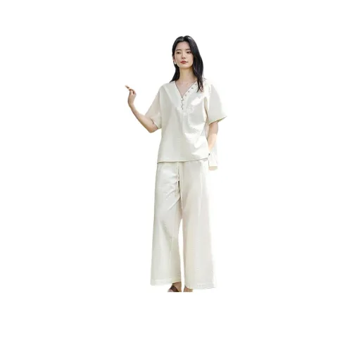 IHIMI Casual Suits Women's White