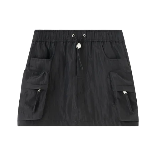 SOON FLOWER Summer Casual Short Skirts Women's Black