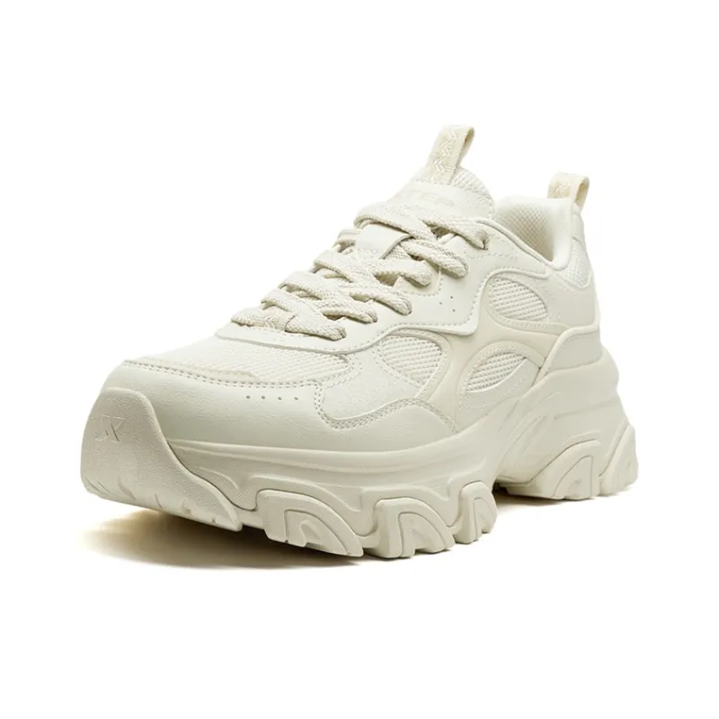 XTEP Hi 6 Shoes Wear resistant And Lightweight Low Top Casual Shoes Men's Beige-1