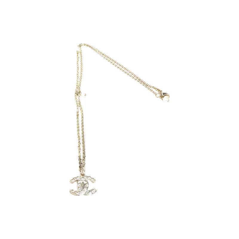 CHANEL Laces Metal Necklaces Women's-1