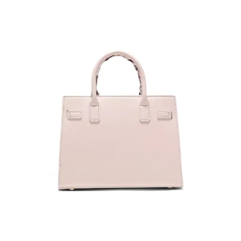 CLEVER& KETCH PU Handbag Women's Ecru/Black-3