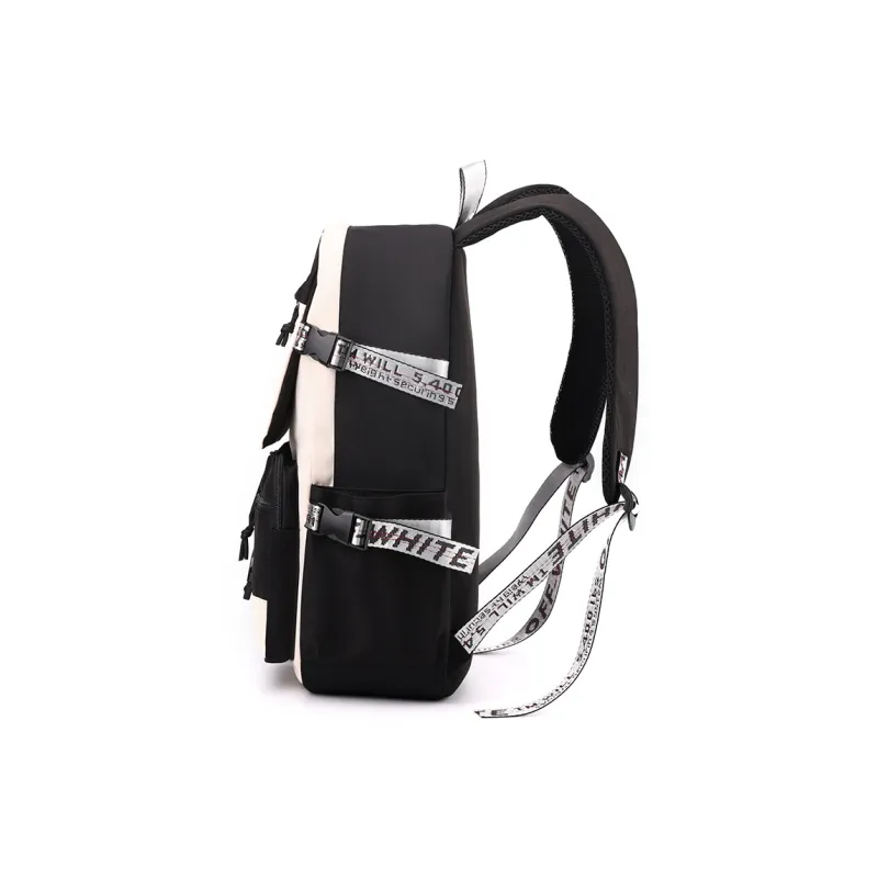 H YXIANG Nylon Backpack Regular Unisex Multicolor-2