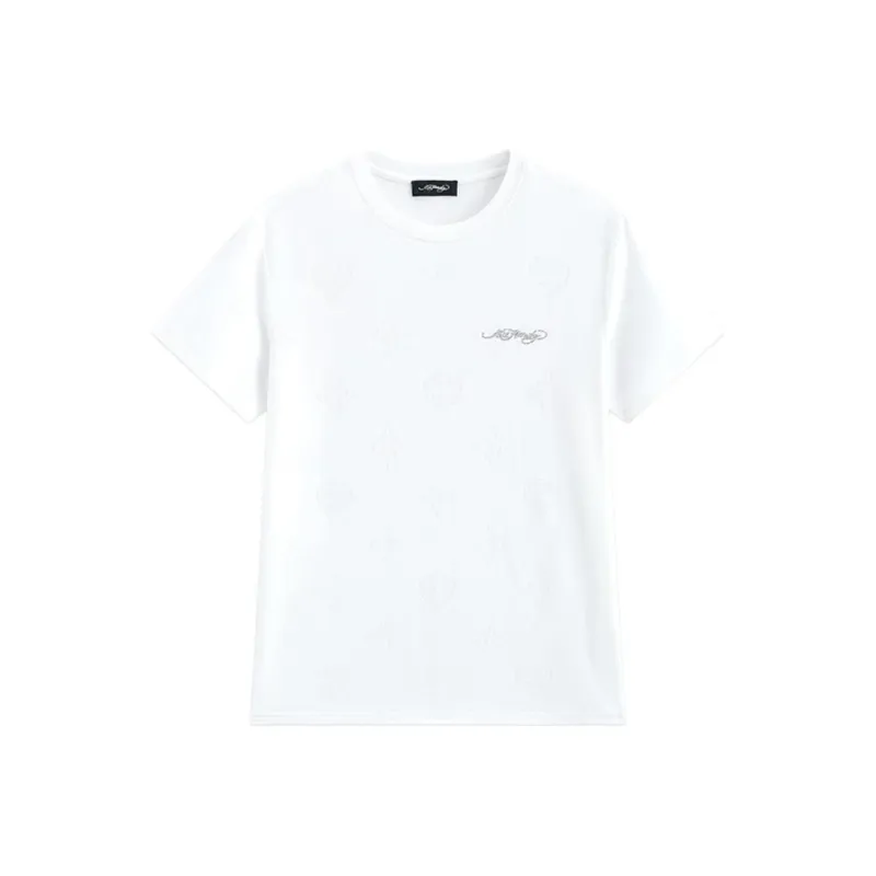 Ed Hardy T Shirts Men White-0