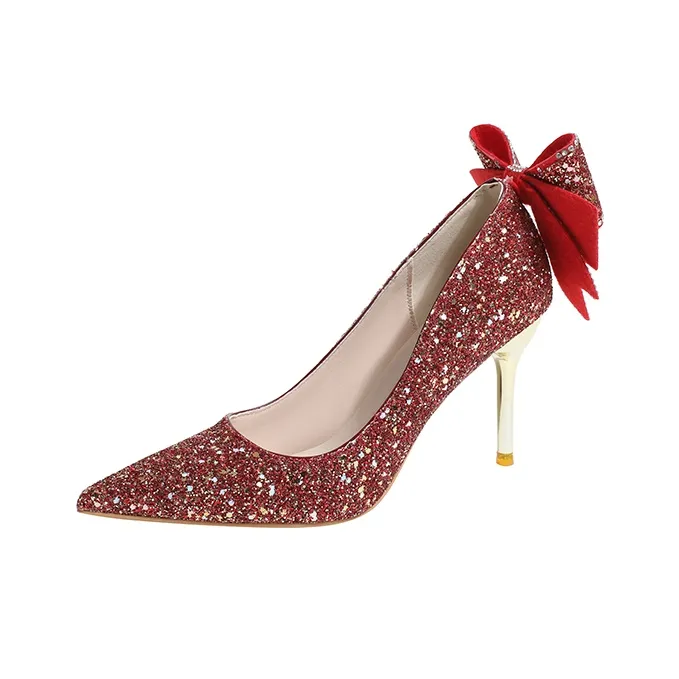 Dawei's House Slim Heel High Heels Women's Gift Box Set-15