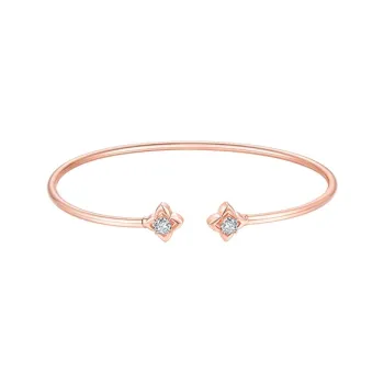 GRACE GIRL 925 Sterling Silver Bangles Women's